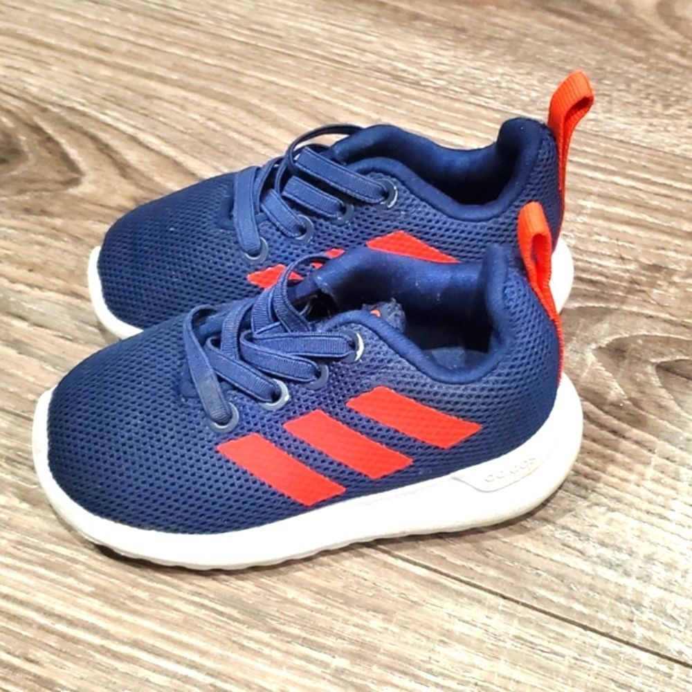 Baby Boys Adidas Sneakers Size 5 Blue and Red Sneakers
